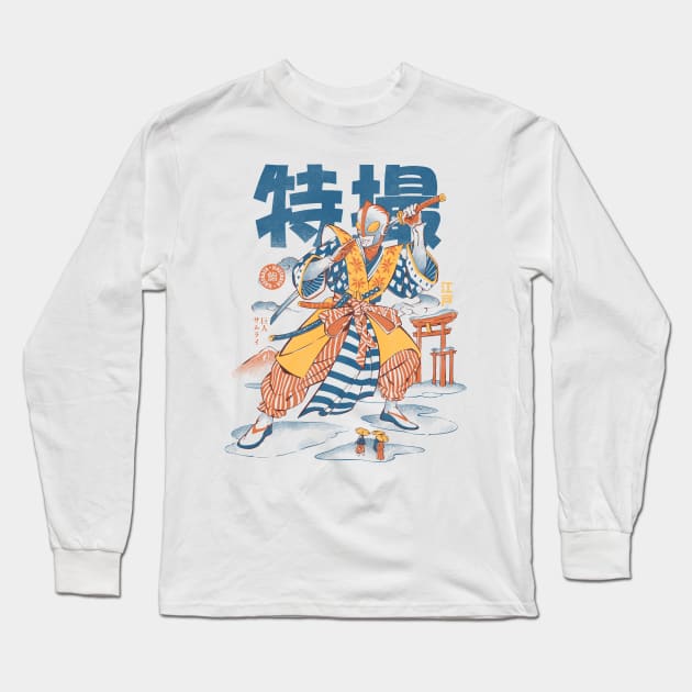 Toku Samurai Long Sleeve T-Shirt by Ilustrata